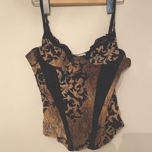 Vintage Corset Top SIZE SMALL